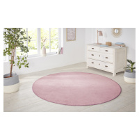 Kusový koberec Nasty 104446 Light-Rose  - 200x200 (průměr) kruh cm Hanse Home Collection koberce