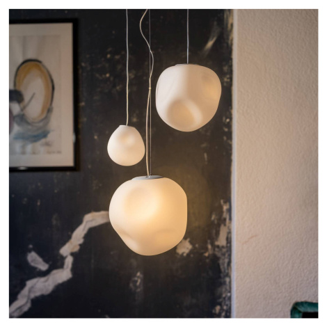Závesné svietidlo Foscarini Hoba Midi, Ø 19 cm, zavesenie 1000 cm