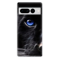 Odolné silikónové puzdro iSaprio - Black Puma - Google Pixel 7 Pro 5G