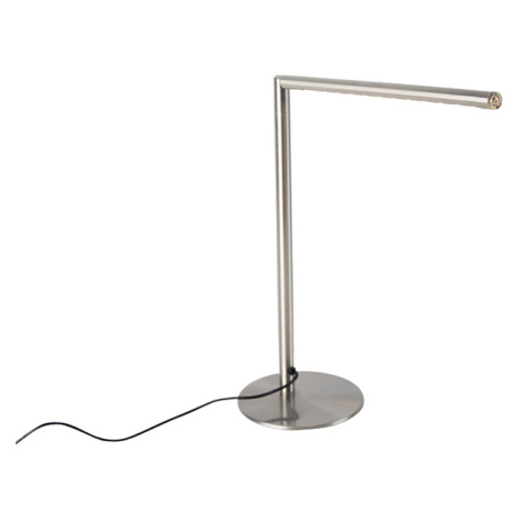 Moderná stolová lampa z ocele s dotykovým stmievačom vrátane LED - Douwe Leuchten Direct