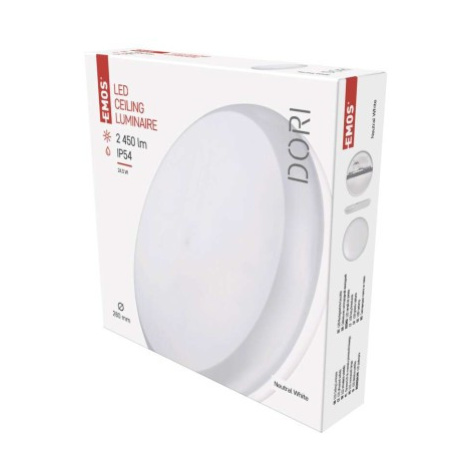 EMOS ZM4312 LED prisad.svietidlo Dori kruh.biele 24,5W neut