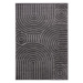Antracitovosivý koberec 133x190 cm Iconic Wave – Hanse Home