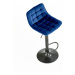 Expedo Barová stolička KARI, 43x84-106x44, modrá (granatowy)