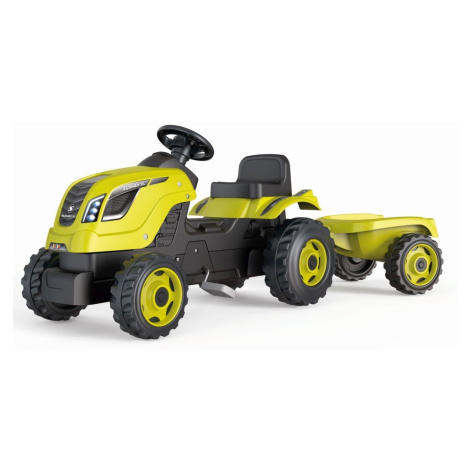 Smoby Šliapací traktor Farmer XL zelený s vozíkom