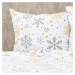 4Home Flanelové obliečky Frosty snowflakes, 140 x 200 cm, 70 x 90 cm