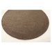 Kusový koberec Eton hnědý 97 kruh - 67x67 (průměr) kruh cm Vopi koberce