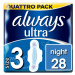 ALWAYS Ultra Night Hygienické vložky s krídelkami 28 ks