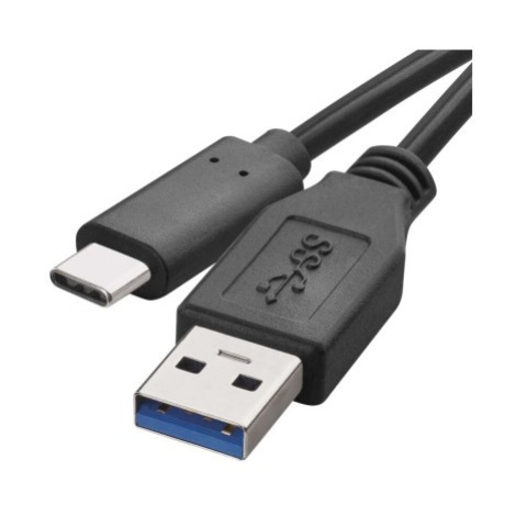 EMOS SM7021 USB kábel 3.0 A/M - USB 3.1 C/M 1m čierny,Quick