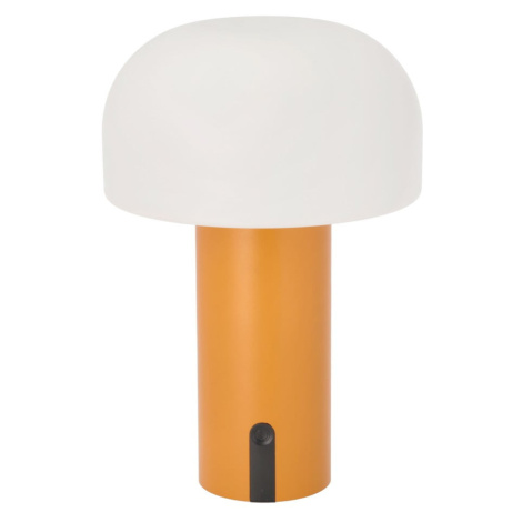 Biela/oranžová LED stolová lampa (výška  22,5 cm) Styles – Villa Collection