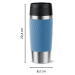 Termohrnček Tefal Travel Mug Classic Twist N2024510 Svetlomodrý/Nerezový 0,36 l