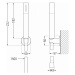 Mexen príslušenstvo - podomietkový 1-bodový ručný sprchový set R-70, zlatá, 785705051-50