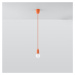 Oranžové závesné svietidlo ø 5 cm Rene – Nice Lamps