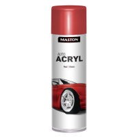 MASTON AutoACRYL - Akrylová farba na kovové diely (červená lesklá, 0,5 L)