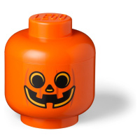 Oranžový úložný box LEGO® Pumpkin Head L