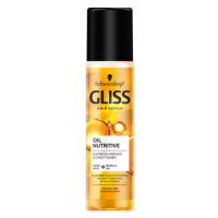 GLISS KUR express balsam oil nutrit, 200ml žltí