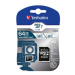 Verbatim paměťová karta Micro Secure Digital Card Pro U3, 64GB, micro SDXC, 47042, UHS-I U1 (Cla