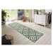 Zelený koberec behúň 200x80 cm Nordic - Hanse Home