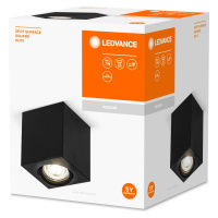 LEDVANCE Surface Square bodové svetlá GU10 čierna