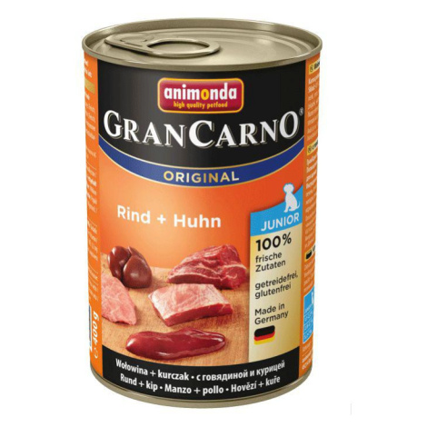 Animonda dog konzerva Gran Carno Junior hovädzie / kuracie - 400g