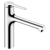 Hansgrohe Zesis M33, páková kuchynská batéria 160, vyťahovacia sprška, 2jet, chrómová, HAN-74822