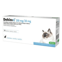 DEHINEL 230 mg/20 mg pre mačky 30 tabliet