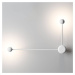 Vibia Pin – 2-plameňové nástenné LED svetlo biele