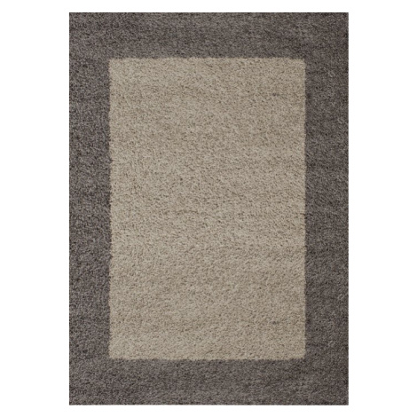 Kusový koberec Life Shaggy 1503 taupe - 120x170 cm Ayyildiz koberce