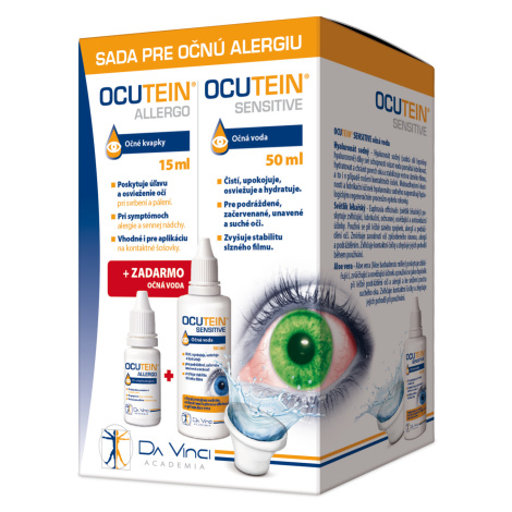 Ocutein Allergo očné kvapky 15 ml + očná voda 50 ml ZADARMO