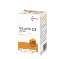 AGMED Vitamín D3 2000 IU 60 kapsúl