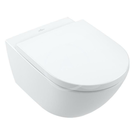 VILLEROY & BOCH - Subway 3.0 Závesné WC s doskou SoftClosing, TwistFlush, alpská biela 4670TS01