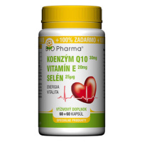 BIO-Pharma Koenzým Q10 30mg + Vitamín E + Selén