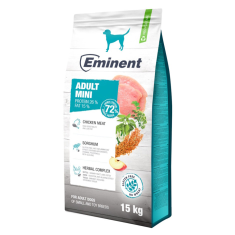 EMINENT Adult Mini 26/15 granuly pre malé a trpasličie plemená psov, Hmotnosť balenia: 3 kg