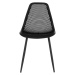 KONDELA Tegra Typ 2 jedálenská stolička čierna