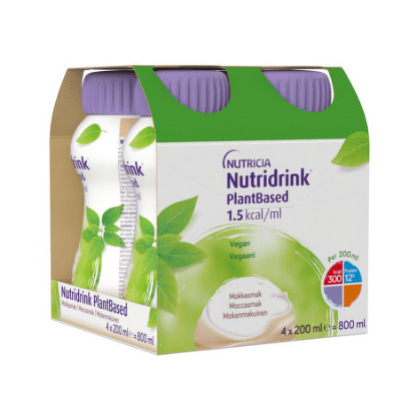 NUTRIDRINK Plantbased káva 4 x 200 ml