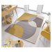 Okrovožltý vlnený koberec 230x160 cm Glow - Flair Rugs