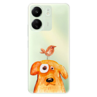 Odolné silikónové puzdro iSaprio - Dog And Bird - Xiaomi Redmi 13C