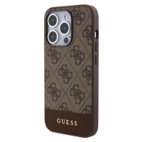 Guess PU 4G Stripe MagSafe Apple iPhone 15 Pro Max GUHMP15XG4GLBR Brown