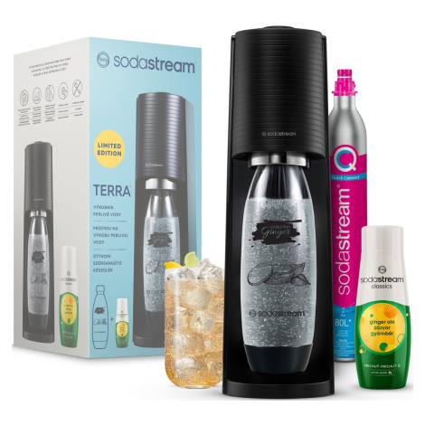 Sodastream Terra Black Ginger Ale Mpack výrobník perlivej vody