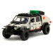 Autíčko Jeep Gladiator 2020 Jurassic World Jada kovové s otvárateľnými dverami dĺžka 11,5 cm 1:3
