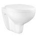 Grohe Bau Ceramic - Závesné WC s doskou SoftClose, Rimless, alpská biela 39351000