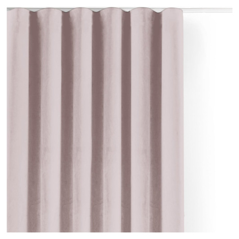 Svetloružový zamatový dimout záves 400x250 cm Velto – Filumi