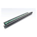 OXnet 19" patch panel 24port Cat5E, UTP, blok UNI 110, vyväz. lišta, 1U, čierny