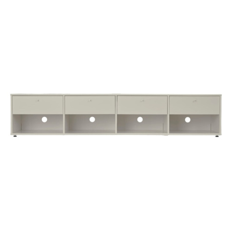 Béžový TV stolík 214x45 cm Mistral – Hammel Furniture