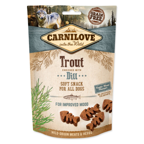 CARNILOVE DOG SEMI MOIST SNACK TROUT ENRICHED WITH DILL 200G (294-111372) Brit