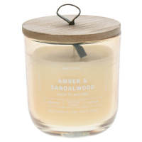 Svíčka ve skle Back to natural, Amber & Sandalwood, 250 g