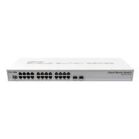 MIKROTIK RouterBOARD Cloud Router Switch CRS326-24G-2S+RM + L5 (800MHz; 512MB RAM; 24x GLAN; 2x 