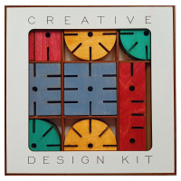 Stavebnica Creative design kit - farebná