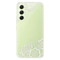 Odolné silikónové puzdro iSaprio - White Lace 02 - Samsung Galaxy A54 5G