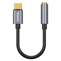 Kábel Baseus L54 Audio Adapter USB-C + mini jack 3,5mm (Black+Gray) (6953156297852)