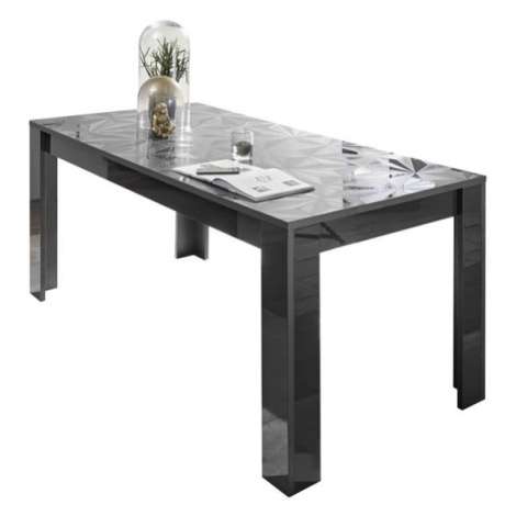 Sconto Jedálenský stôl PRISMA 5 sivá lesklá Houseland